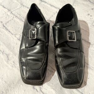 Black Buckle Dress Shoes